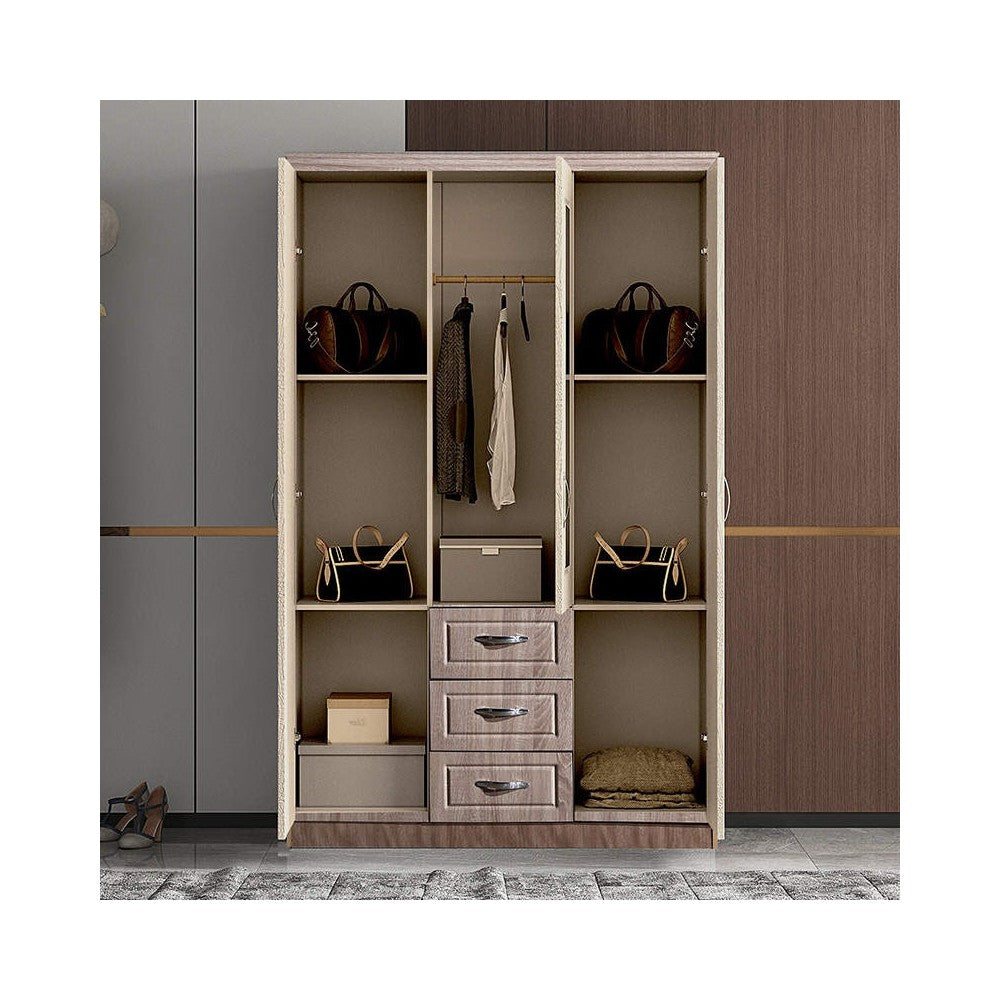 Dulap ZQW 010 MDF - 3U+3S, 150x50x200cm