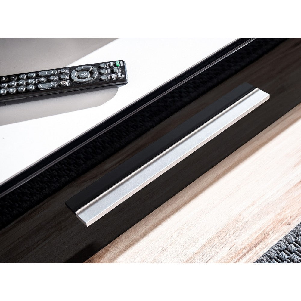 Living Camino alb lucios + nergu lucios, 290x45x160cm