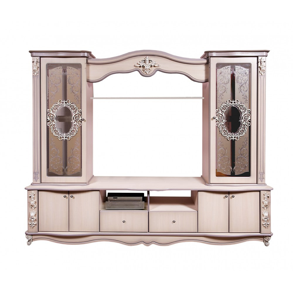 LIVING VERSAILLES MDF STEJAR ALB  240X50X195CM