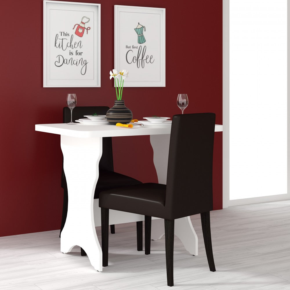Masa bucatarie  KC-2 ro,90x60x73 cm, alb