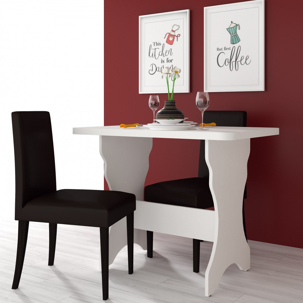 Masa bucatarie  KC-2 ro,90x60x73 cm, alb
