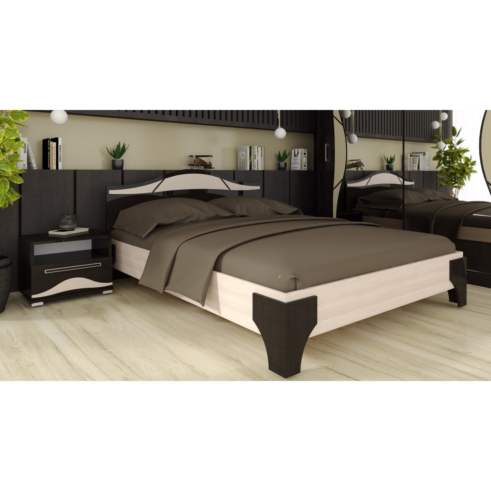 PAT LAGUNA 160X200 WENGE+MESTEACAN