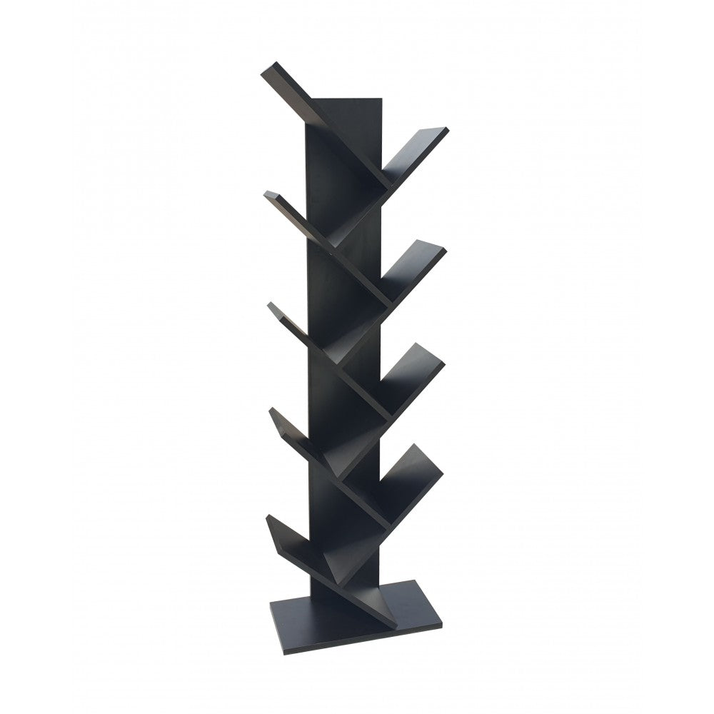 Raft pentru carti, 43x20x143cm, Wenge