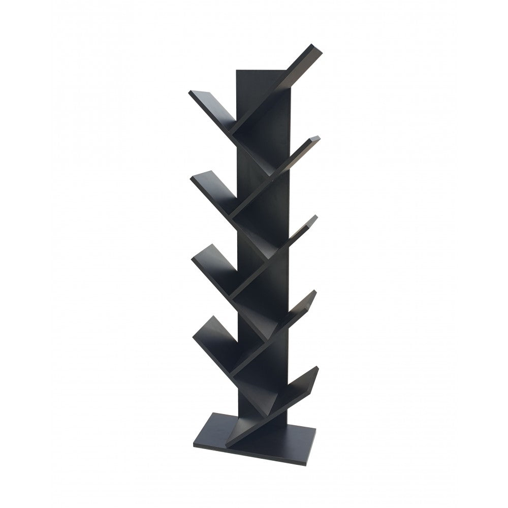 Raft pentru carti, 43x20x143cm, Wenge