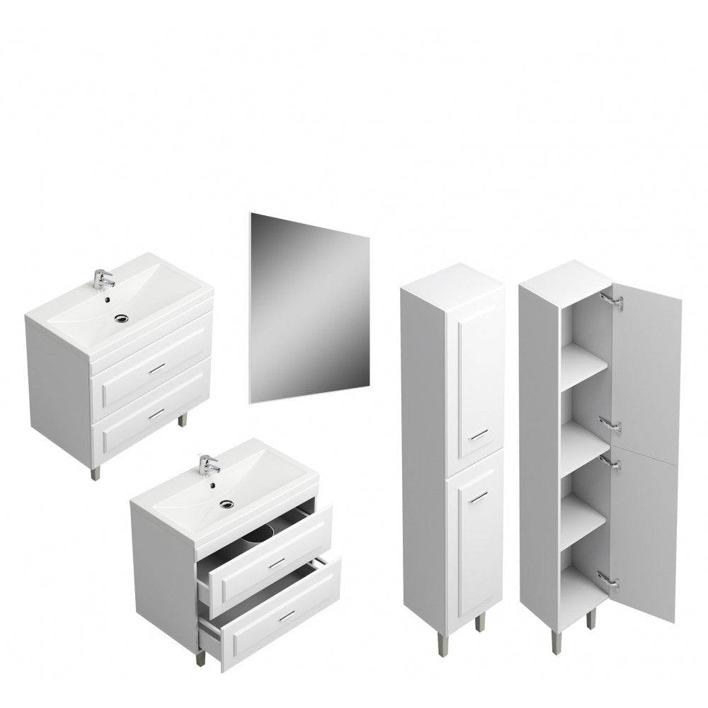 Set Baie Fernand 800 Alb 3 unitati