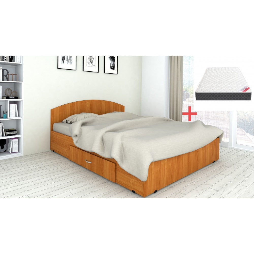 Set pat Mijloc 90 si Saltea MR Cires